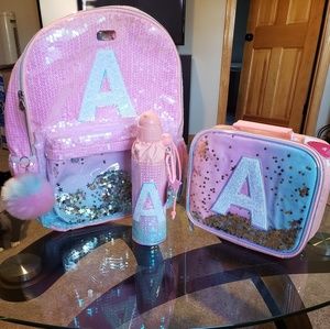 justice ombre initial shaky backpack